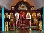 The interior of the temple